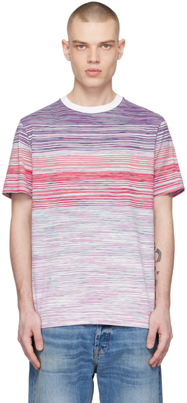 Photo: Missoni Multicolor Stripe T-Shirt