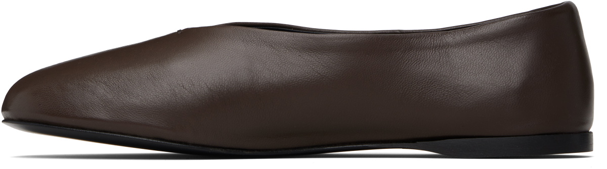 Proenza Schouler Brown Tee Ballerina Flats