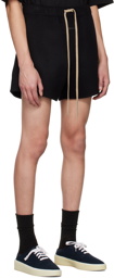 Fear of God Black Dropped Shorts