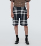 Burberry Checked cotton shorts