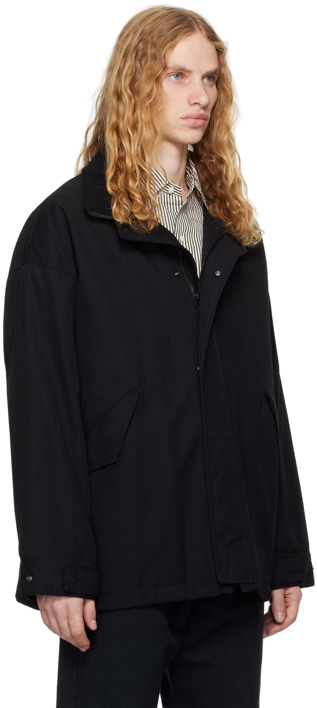 KAPTAIN SUNSHINE Black Short Mil Coat Kaptain Sunshine