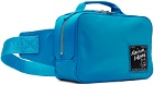 Maison Kitsuné Blue 'The Traveller' Bag