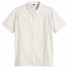 Umbro Men's Boxy Shirt in Brilliant White/Oyster Mushroom