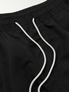 OAS - Straight-Leg Short-Length Swim Shorts - Black