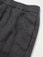 Barena - Bativoga Badia Tapered Linen-Blend Hopsack Trousers - Gray