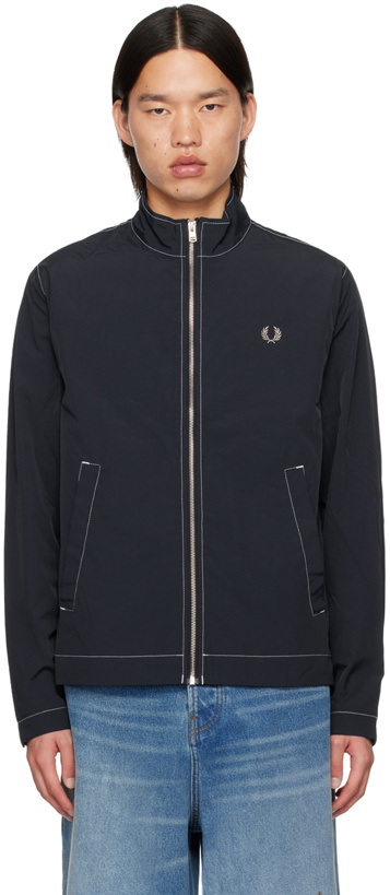 Photo: Fred Perry Navy Laurel Wreath Jacket