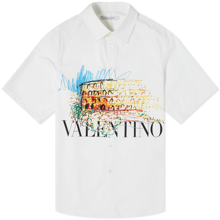 Photo: Valentino Short Sleeve Roman Sketch Shirt
