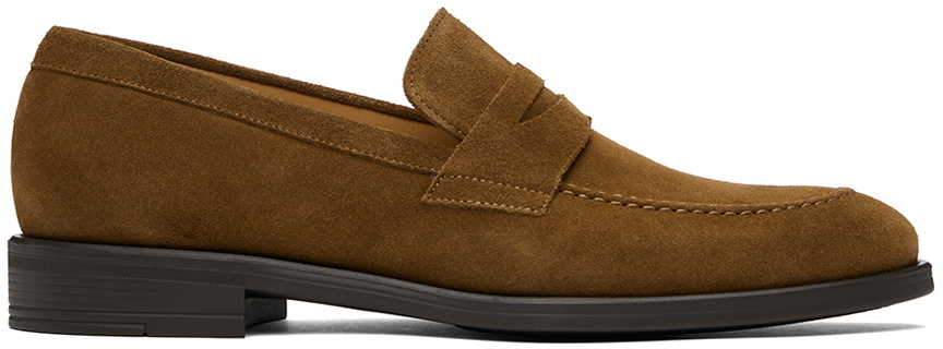 PS by Paul Smith Brown Suede Remi Loafers