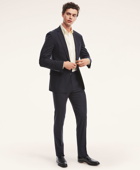 Brooks Brothers Men's Regent Fit Cool Solid Suit Trousers | Navy