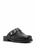 OUR LEGACY Black Camion Leather Mules