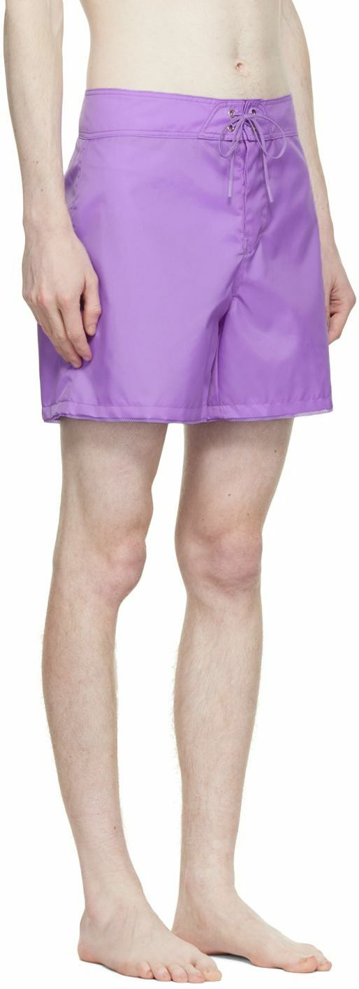 Stockholm (Surfboard) Club Purple Nylon Swim Shorts