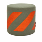 Off-White Diags Logo Stool in Army Green