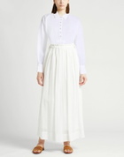 120% Lino Womens Top in Off white