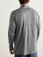 NIKE RUNNING - Stride Mesh-Panelled Logo-Print Dri-FIT Half-Zip Top - Gray