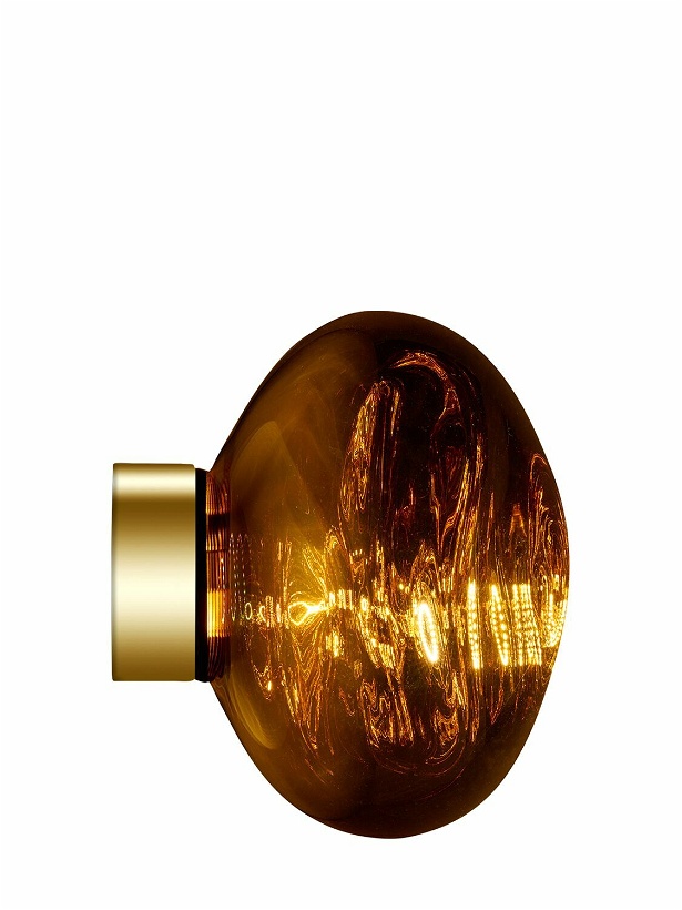 Photo: TOM DIXON - Gold Led Melt Mini Surface Wall Lamp