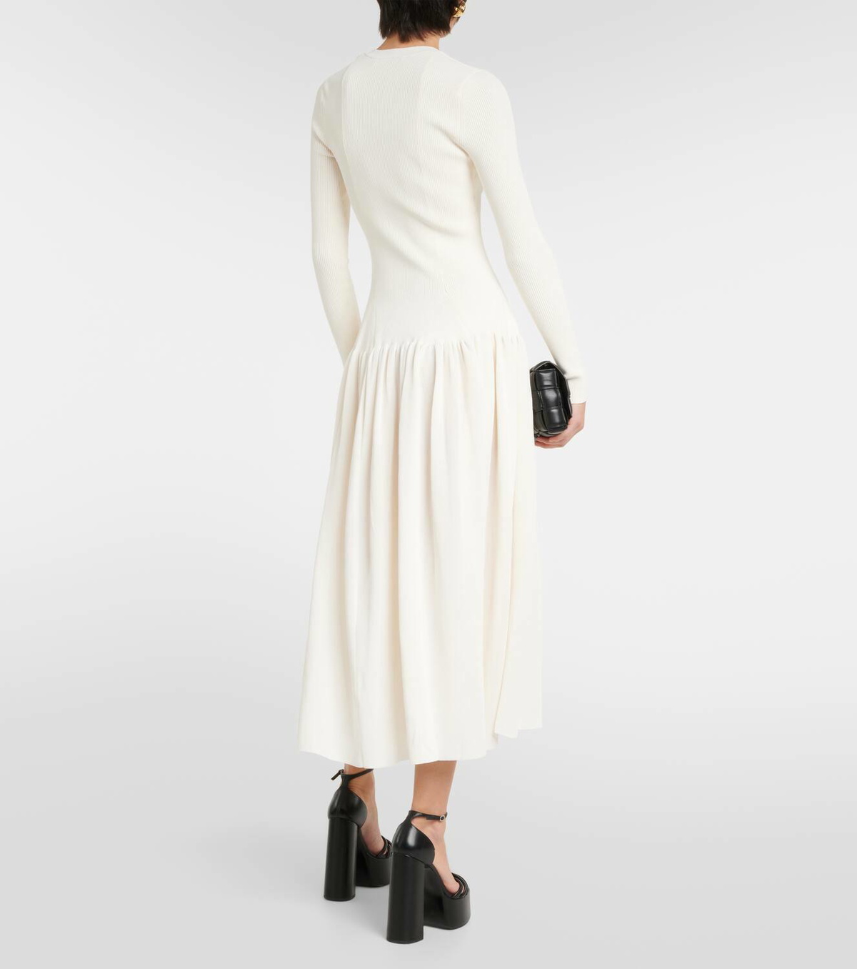 Altuzarra Knit Dress Altuzarra Polly Metallic Knit Dress In Black 80% Off  Editorialist