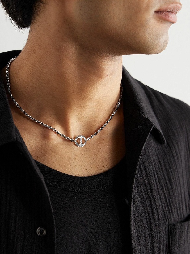 Photo: HOORSENBUHS - 18-Karat White Gold Diamond Necklace