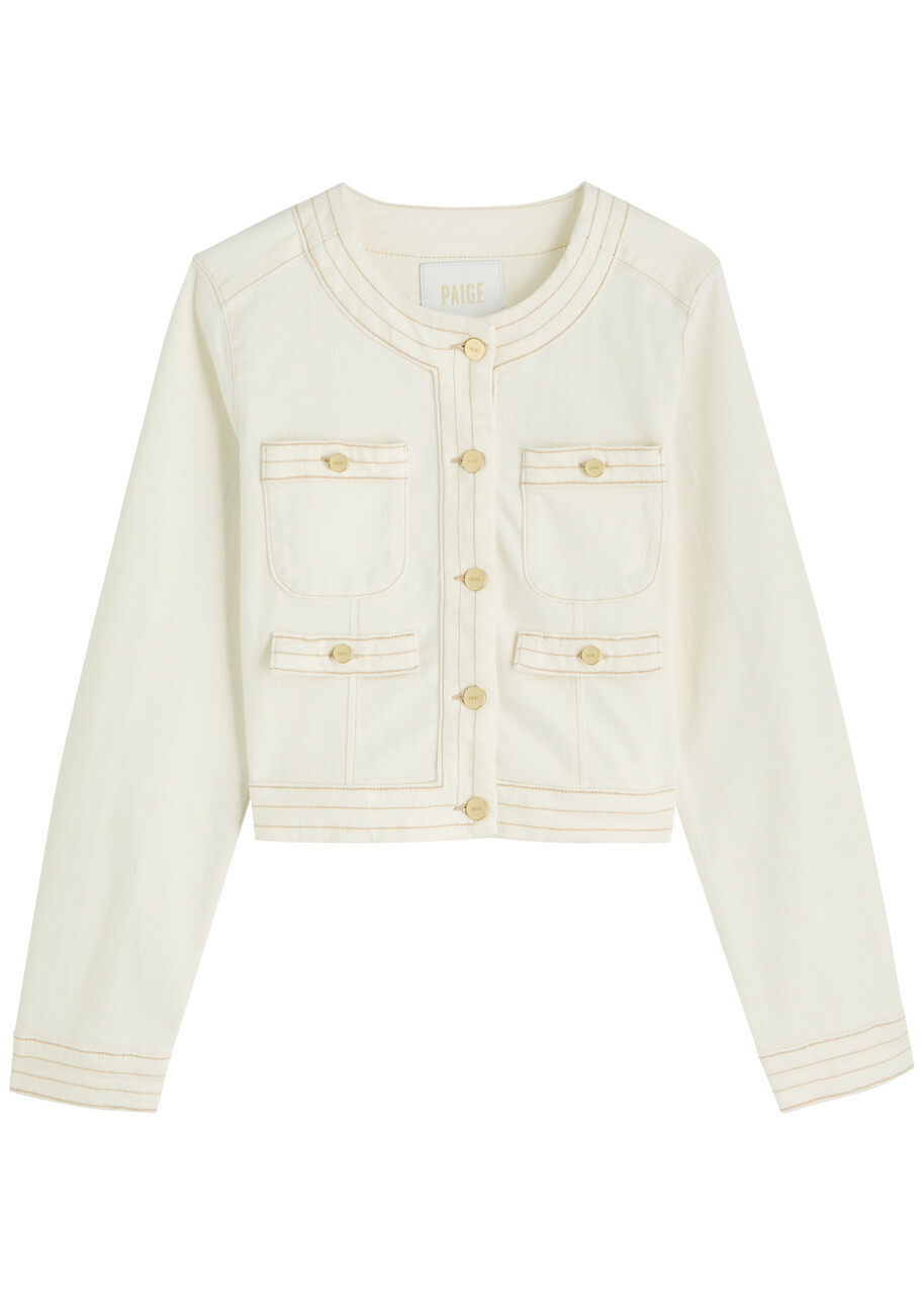 Paige Kiya Denim Jacket Ecru