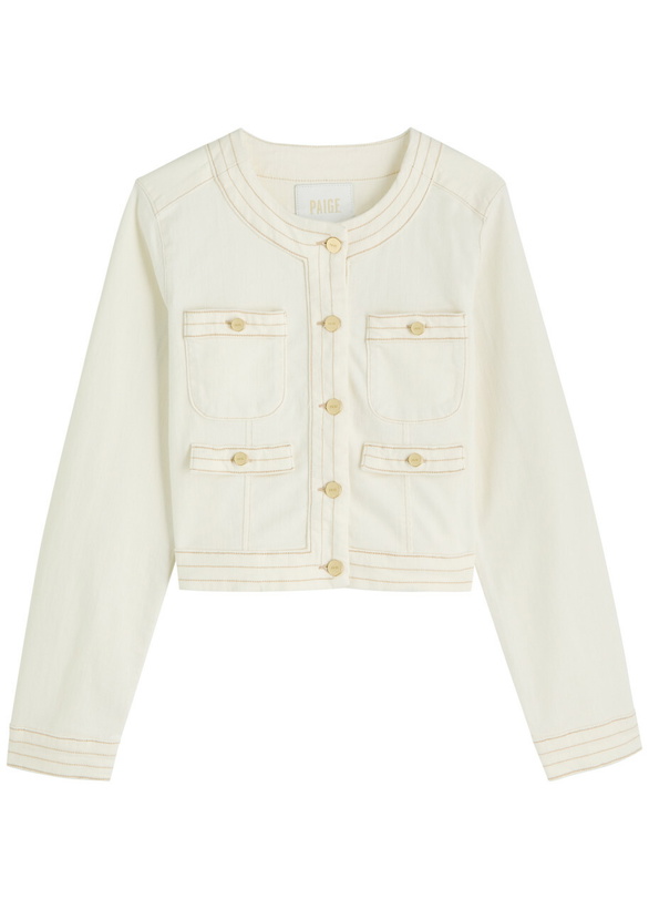 Photo: Paige Kiya Denim Jacket Ecru