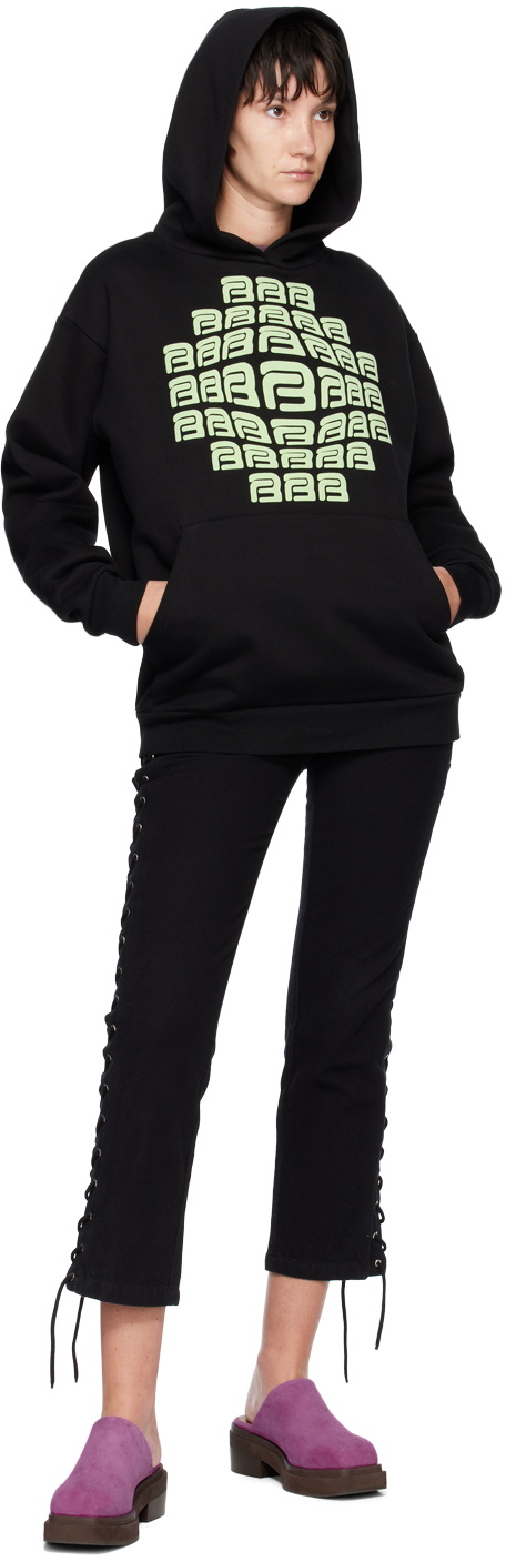BARRAGÁN Black Fish Eye Hoodie