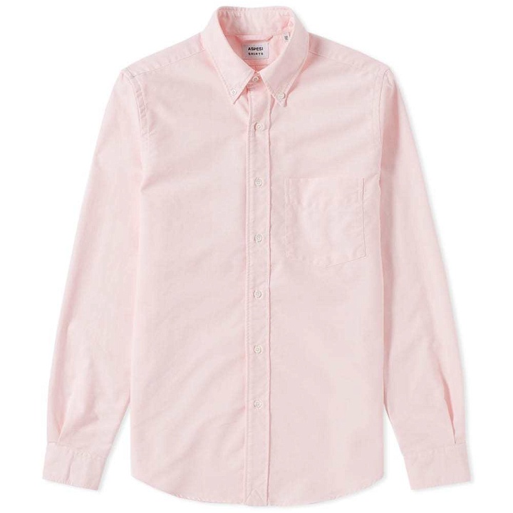 Photo: Aspesi Button Down Magra Shirt Pink