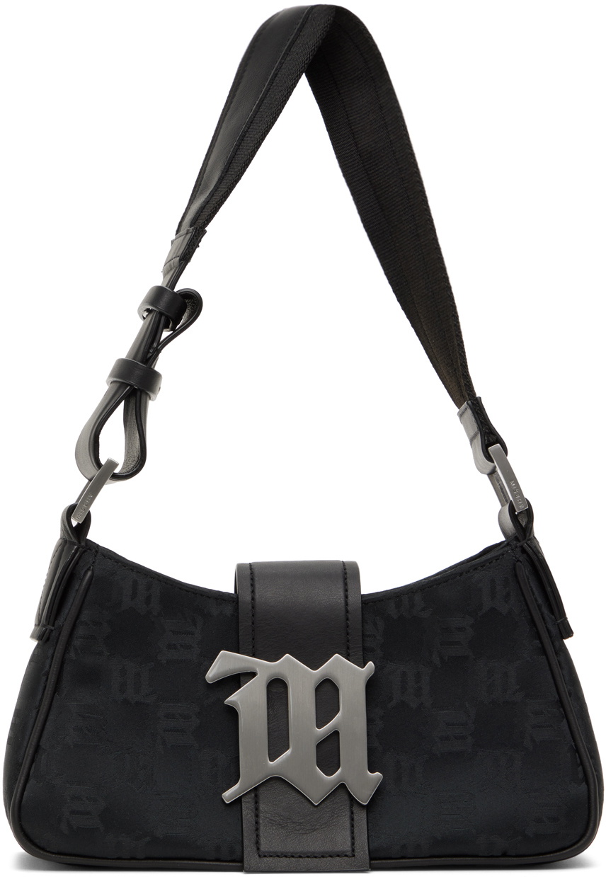 MISBHV Black Nylon Monogram Small Shoulder Bag MISBHV