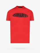 Dsquared2 D2 Surf Board Tee Red   Mens