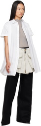 sacai Black Wool Melton Pants Tall Boots