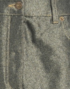 Moschino Womens Denim skirt in Gold