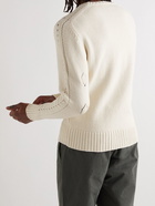 Officine Générale - Marco Pointelle-Knit Sweater - Neutrals