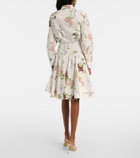 Erdem Floral cotton poplin shirt dress