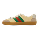 Gucci Yellow and Beige JBG Sneakers