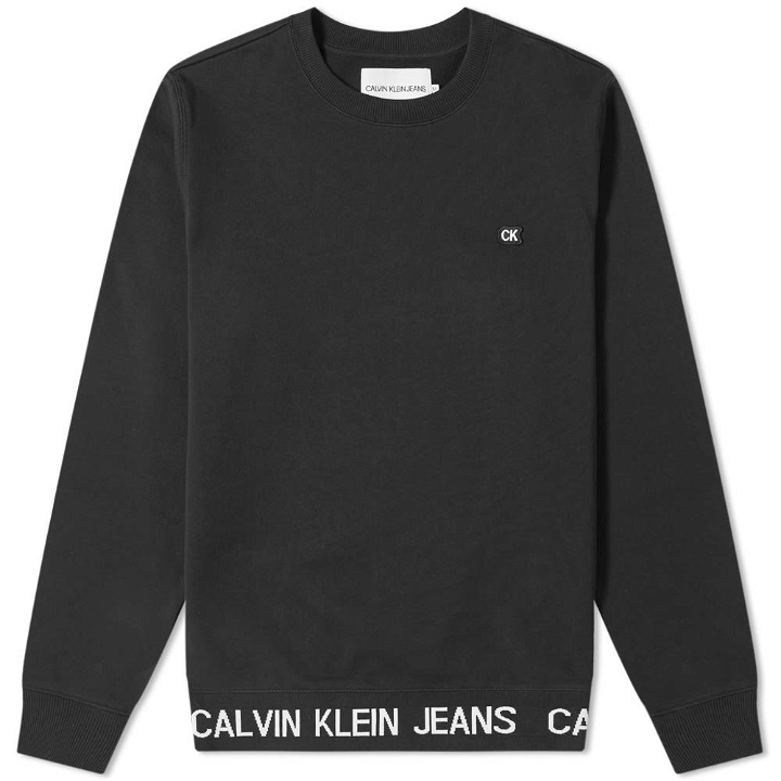 Photo: Calvin Klein Institutional Logo Band Crew Sweat