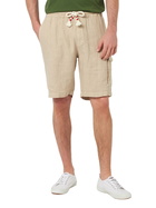 MC2 Saint Barth Man Beige Linen Bermuda Marseille
