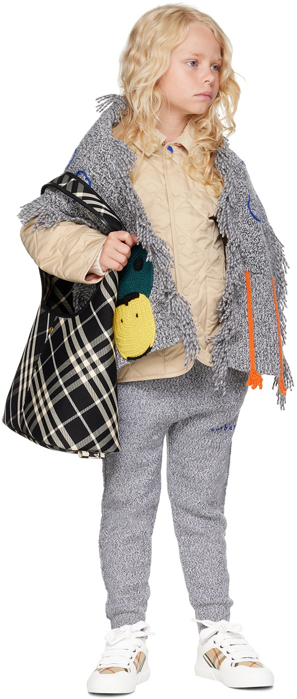 Burberry Kids Beige Quilted Jacket
