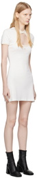 Courrèges White Circle Minidress
