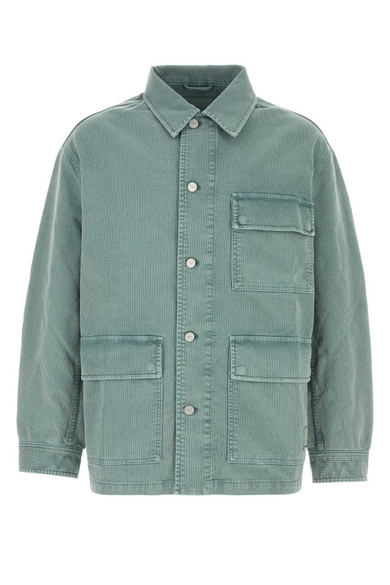 Photo: Emporio Armani Light Blue Stretch Cotton Jacket