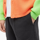 Garbstore Men's Neon Beacon Cardigan in Orange