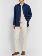 Favourbrook - Slim-Fit Cotton and Linen-Blend Trousers - Neutrals