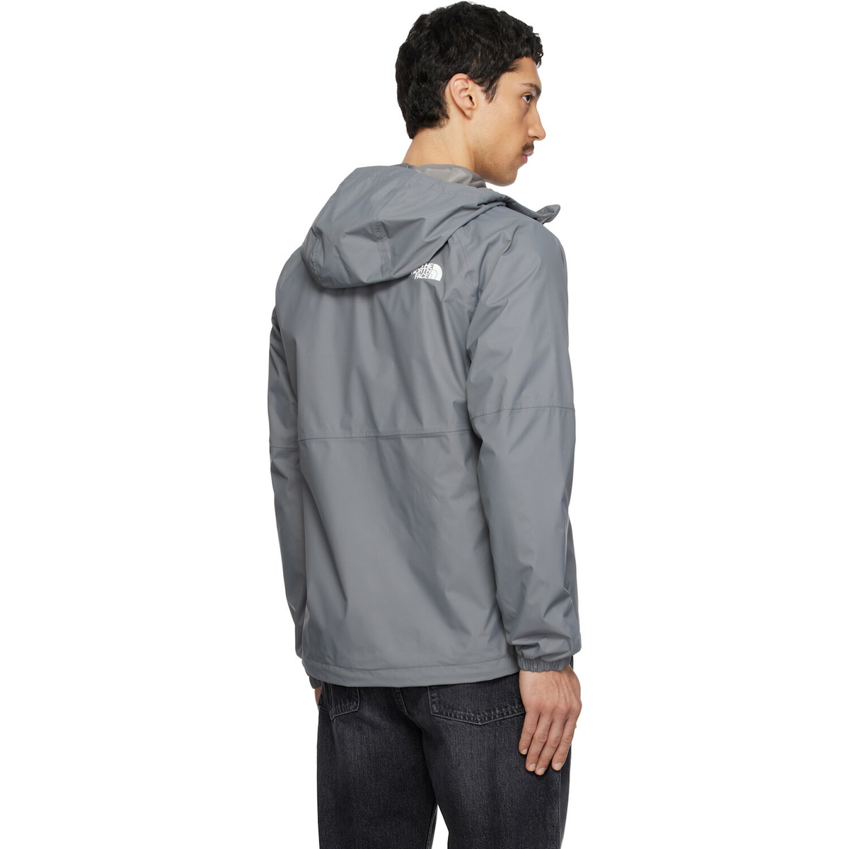 The North Face Gray Antora Rain Hoodie Jacket