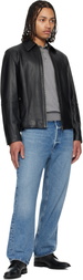 BOSS Black Regular Fit Nappa Leather Jacket