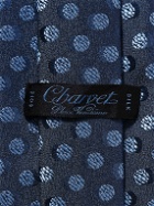 Charvet - 8.5cm Polka-Dot Silk-Jacquard Tie