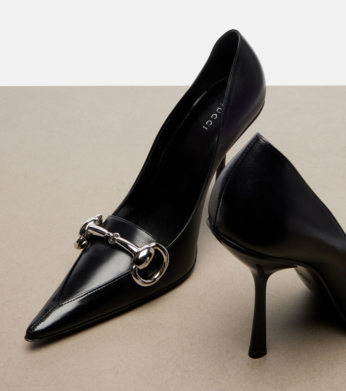 Gucci Boulevard Horsebit leather pumps