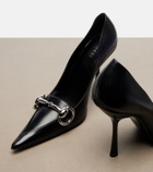 Gucci Boulevard Horsebit leather pumps