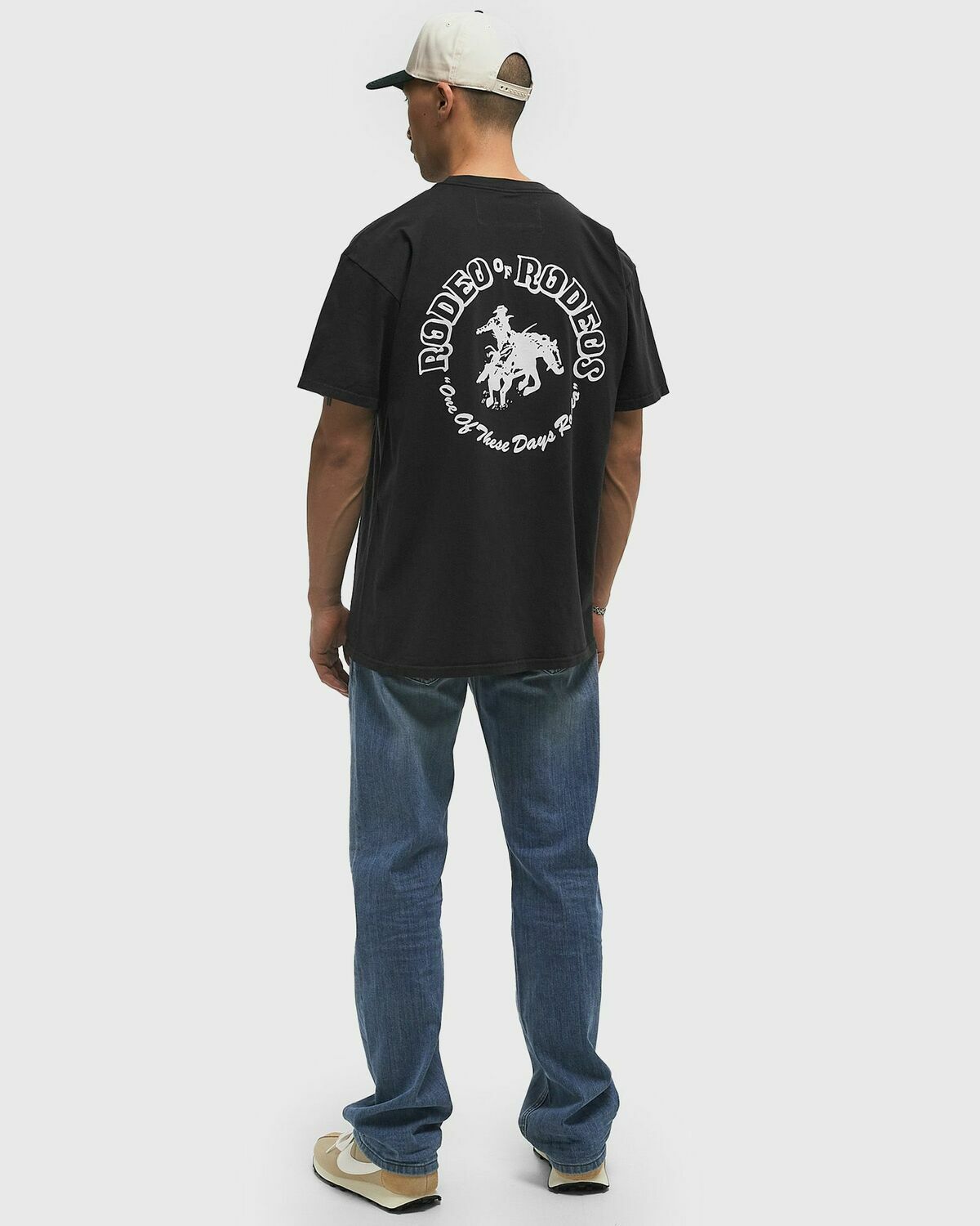 One of these Days RODEO OF RODEOS TEE Black Mens Shortsleefe