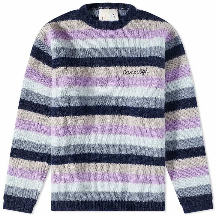 Photo: Camp High Men's Mohair Sweat in Purple Reign