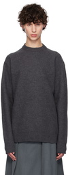 Jil Sander Gray Crewneck Sweater