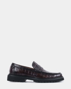 Steve Madden Montez Dress Shoes in Brown Croco