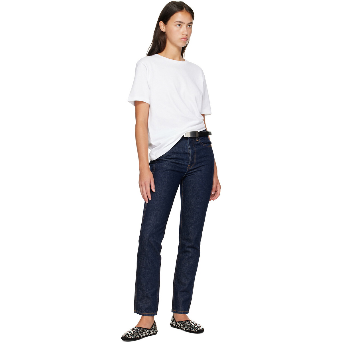 KHAITE Indigo Finley Jeans