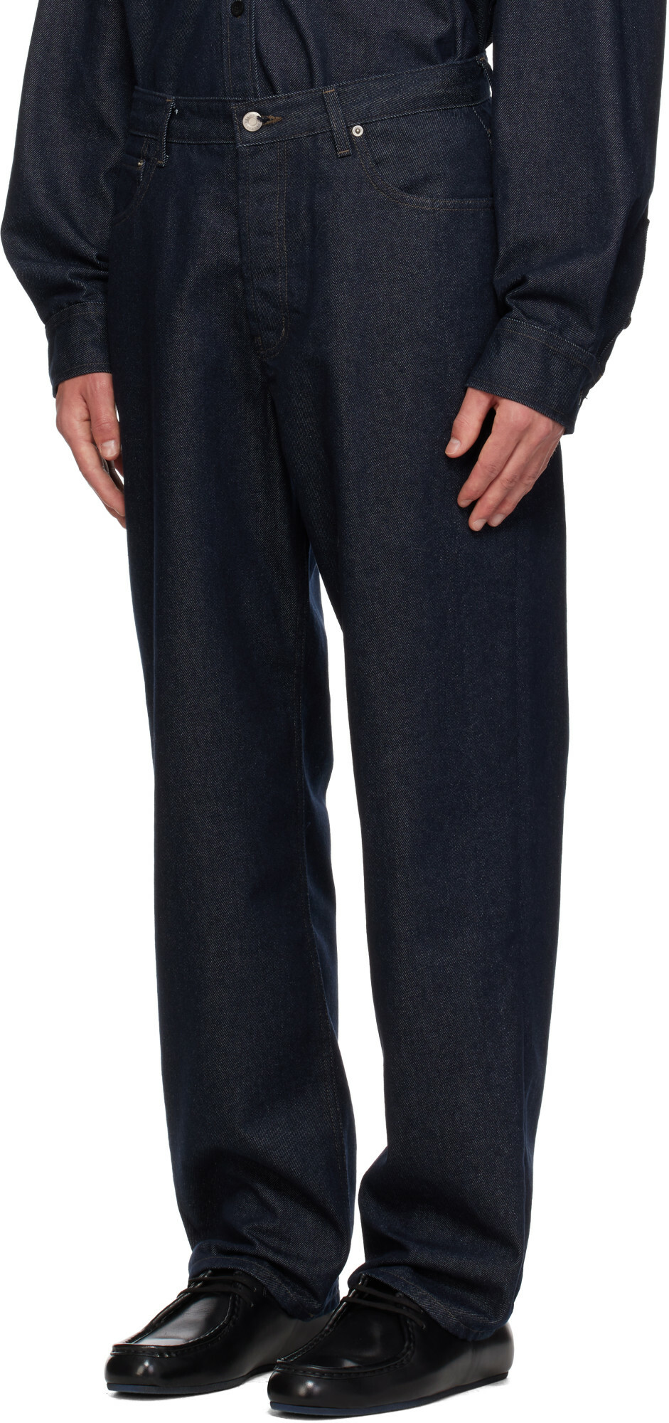 LE17SEPTEMBRE Navy 5-Pocket Jeans